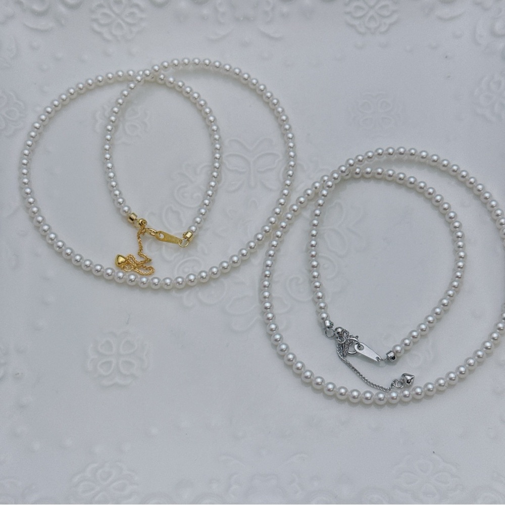 Top Quality Freshwater Baby Pearl S925 Adjustable Necklace